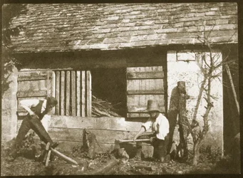 Les bûcherons, 1845