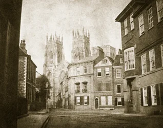 Façade ouest, York Minster, depuis Lendall Street