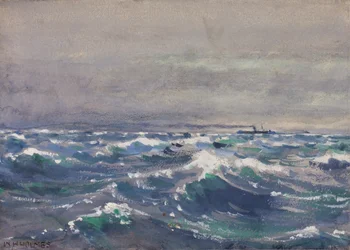 Sur le vapeur Bremen, au large de la Nouvelle-Écosse, 1880