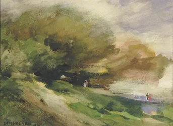 La Promenade Ombragée, 1927