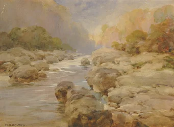 Ruisseau de roche non modifié