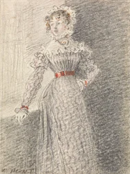 Jeune fille à la ceinture rouge