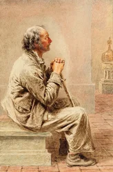 Dévotion rustique, vers 1840