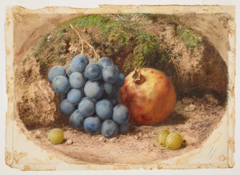 Nature morte aux raisins et à une grenade
