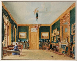 Le salon vert du comte d