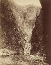 Canyon de la rivière Diamond, 1885 (photo)