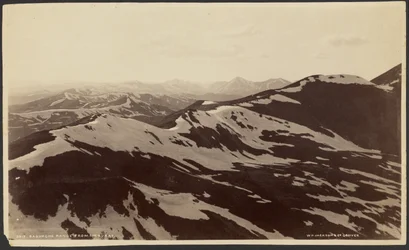 Chaîne de Saguache depuis le mont Ouray