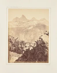 Les trois Tetons, mont Hayden