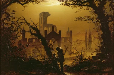 Abbaye de Kirkstall, Yorkshire, 1877