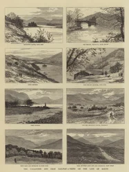 Le Chemin de fer Callander et Oban, vues sur la ligne de route