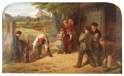 Le jeu du village, 1860