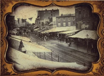 Chatham Square, New York, vers 1853