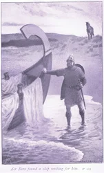 Sir Bors trouva un navire qui l