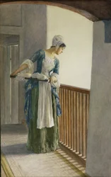 La blanchisseuse, vers 1920