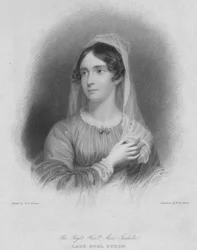 La très honorable Anne Isabella Lady Noel Byron, épouse du poète George Gordon Byron, plus couramment