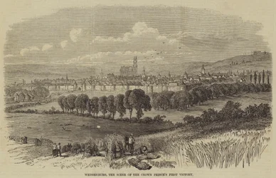 Weissenburg, la scène de la première victoire du prince héritier