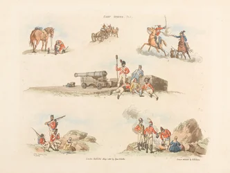 Scènes de camp, 1803