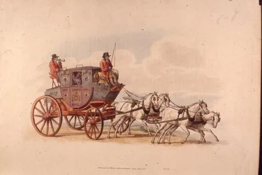 Le courrier royal de Londres à Worcester de 