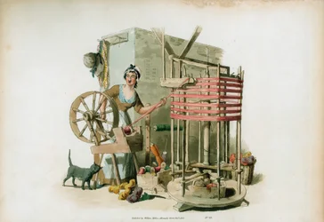 La fileuse de laine, 1805