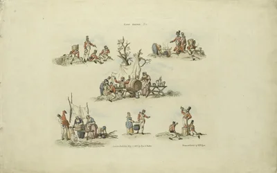 Scènes de camp, 1803