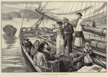 Une croisière en yacht, calme plat