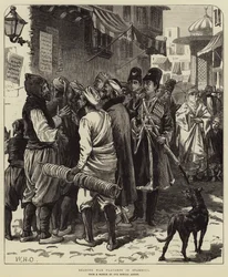Lecture des affiches de guerre à Stamboul