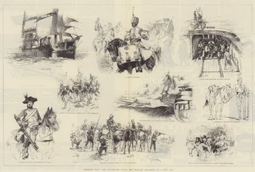 Croquis de The Illustrated Naval and Military Magazine, No 1, juillet 1884