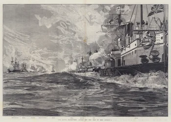 Les manœuvres navales, action au large de l