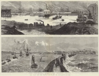 La visite du Prince de Galles à Newcastle-on-Tyne