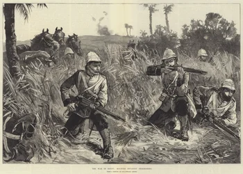 La Guerre en Égypte, Infanterie Montée en escarmouche