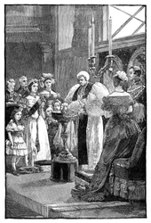 Le baptême de la princesse Louise, vers 1848, 1900