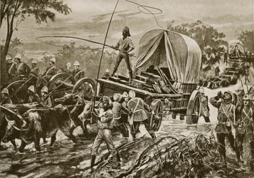 Guerre zouloue : la force de secours d