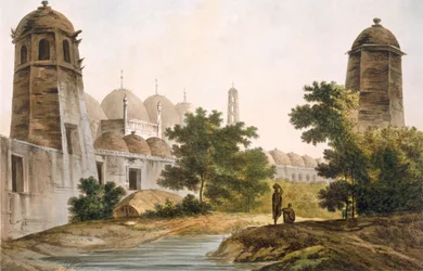 Vue de la Cuttera construite par Jaffeir Cawn à Muxadavad