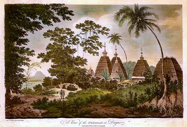 Vue des pagodes de Deogar
