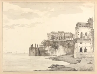 Vue des ruines d