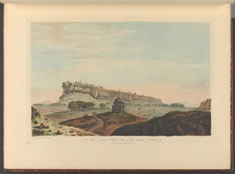 Vue du côté sud du fort de Gwalior