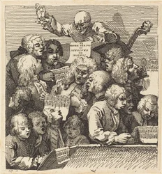 Un chœur de chanteurs