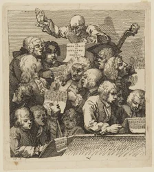 Un chœur de chanteurs