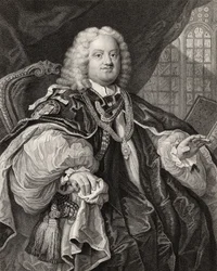 Benjamin Hoadly, gravé par Benjamin Holl (1808-84) de 