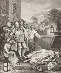 Cruauté en perfection. De: Les quatre étapes de la cruauté. 1751