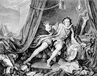 David Garrick en Richard III, 1746