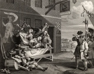 Angleterre, gravé par Thomas Phillibrown, extrait de 