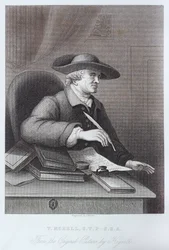 Gravure de T. Morell par William Hogarth