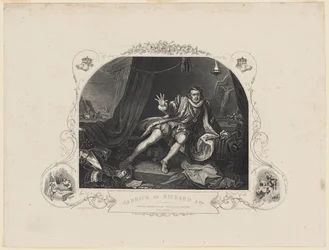 Garrick dans le rôle de Richard III