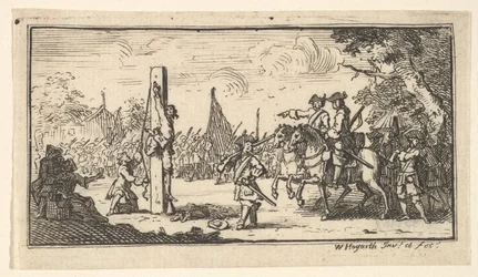 Pendaison par les pouces, punitions militaires modernes, après 1725
