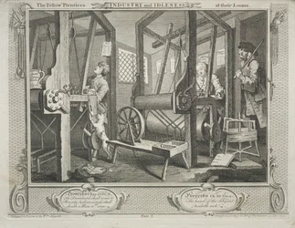 Industrie et oisiveté : Les apprentis compagnons à leurs métiers, 1747