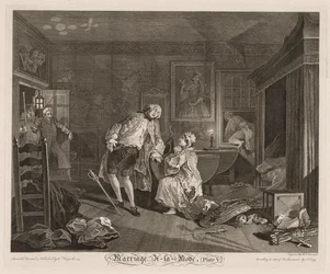 Mariage à la mode : La mort du comte, 1745