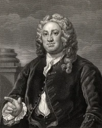 Martin Folkes, gravé par R. Hart, de 