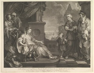 Moïse apporté à la fille de Pharaon, 5 février 1752