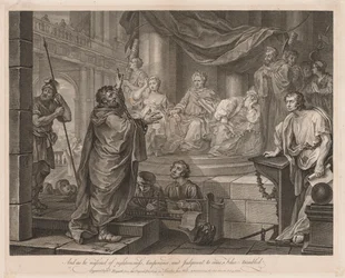 Paul devant Félix Grande Plaque, 1752